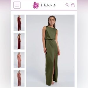 Jenny Yoo Rivka Dress in Olive, size 8